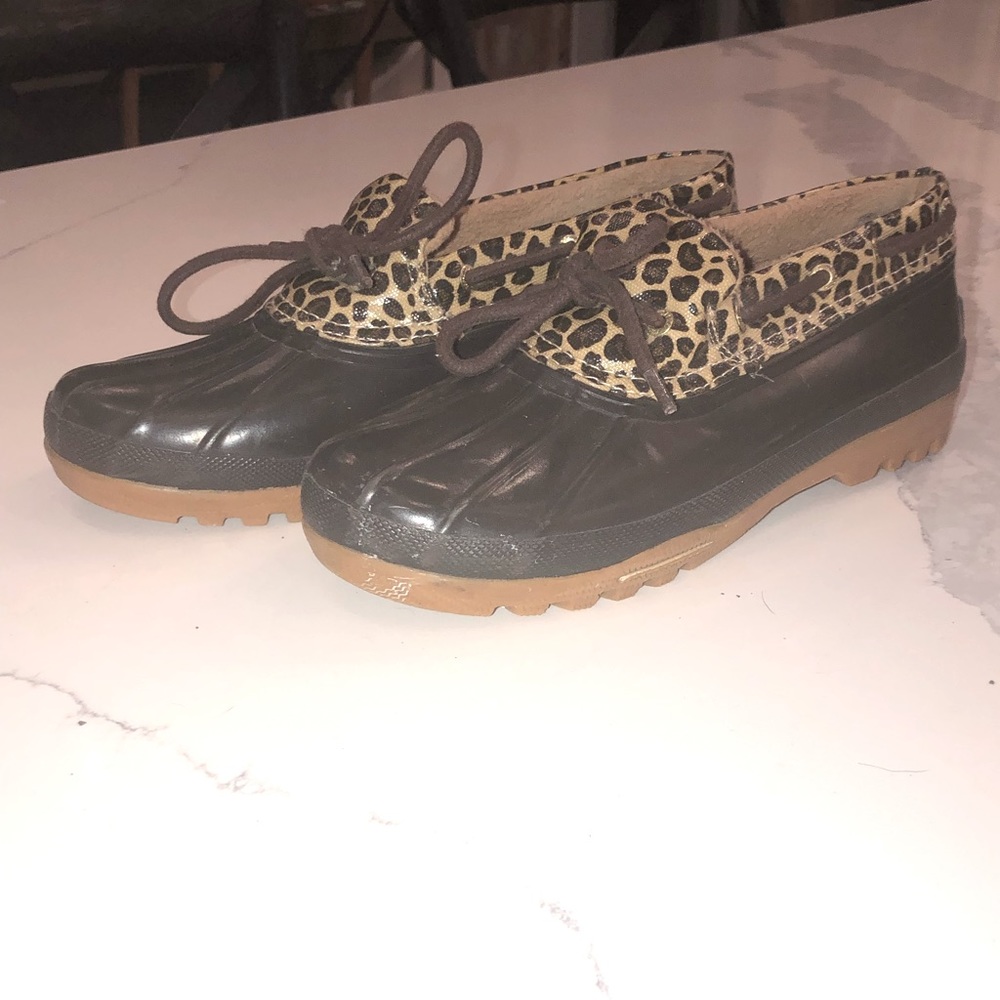 SPERRY RAIN/SNOW SHOES SZ 9 WOS